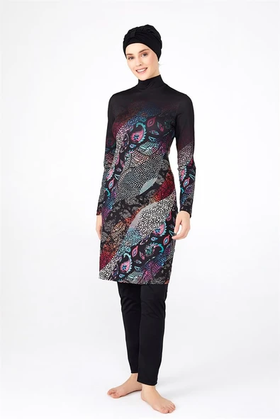 Tesmay Kadın Likralı Tam Kapalı Tesettür Mayo 0483 - 2