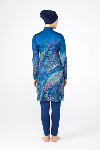 Tesmay Kadın Likralı Tam Kapalı Tesettür Mayo 0483 - 9