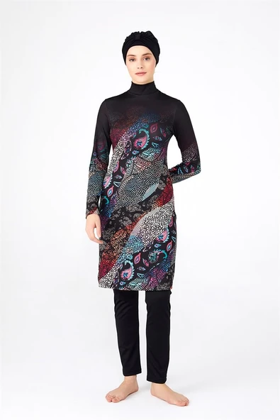 Tesmay Kadın Likralı Tam Kapalı Tesettür Mayo 0483 - 3