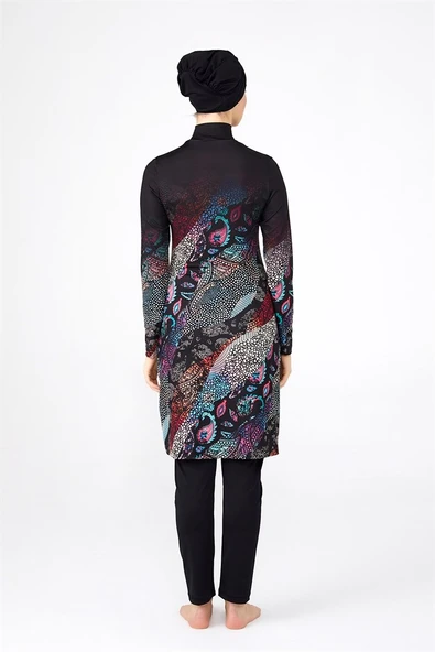 Tesmay Kadın Likralı Tam Kapalı Tesettür Mayo 0483 - Resim 5