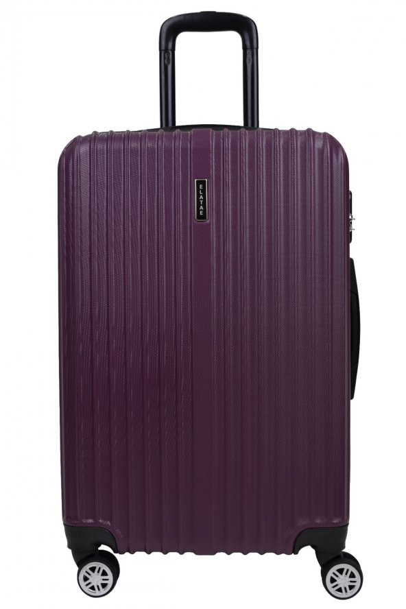 Elatae Büyük Boy Valiz Mor Abs 1020 - Resim 2
