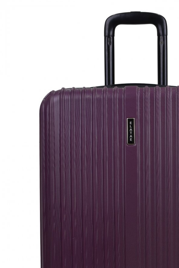 Elatae Büyük Boy Valiz Mor Abs 1020 - Resim 6