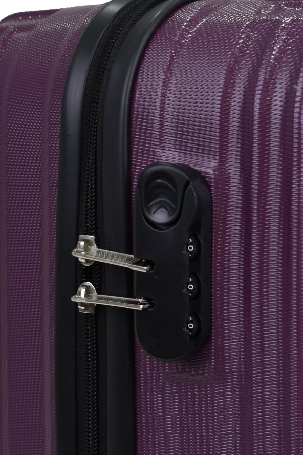 Elatae Orta Boy Valiz Mor Abs 1020 - Resim 3