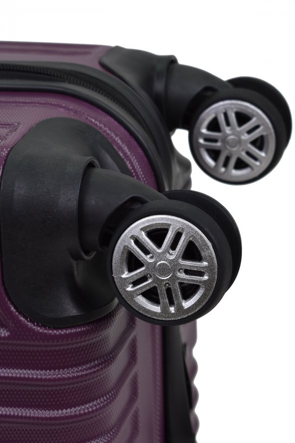 Elatae Orta Boy Valiz Mor Abs 1020 - Resim 5