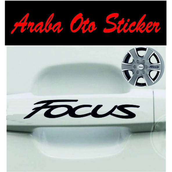 Ford Focus Kapı Kolu Sticker (8ADET)