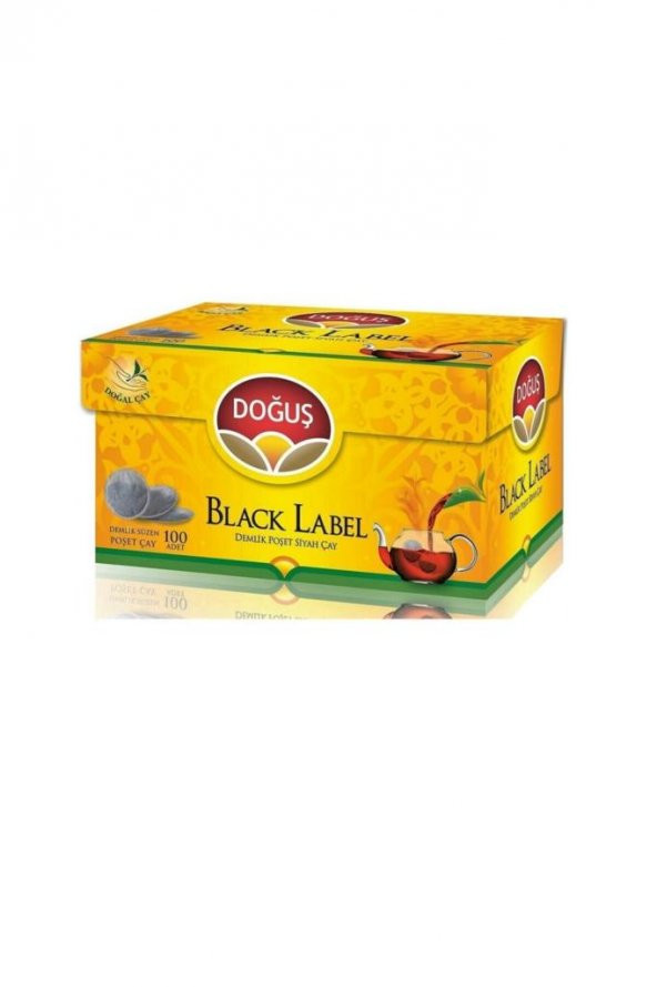 DOĞUŞ Black Label Demlik 100lü Poşet Çay 3.2 gr