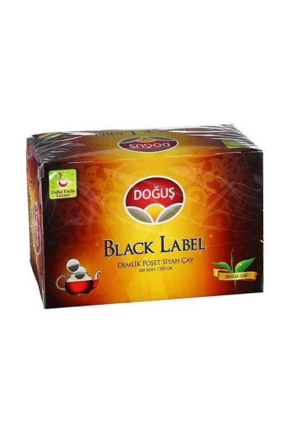 DOĞUŞ Black Label Demlik 100'lü Poşet Çay 3.2 gr - 2