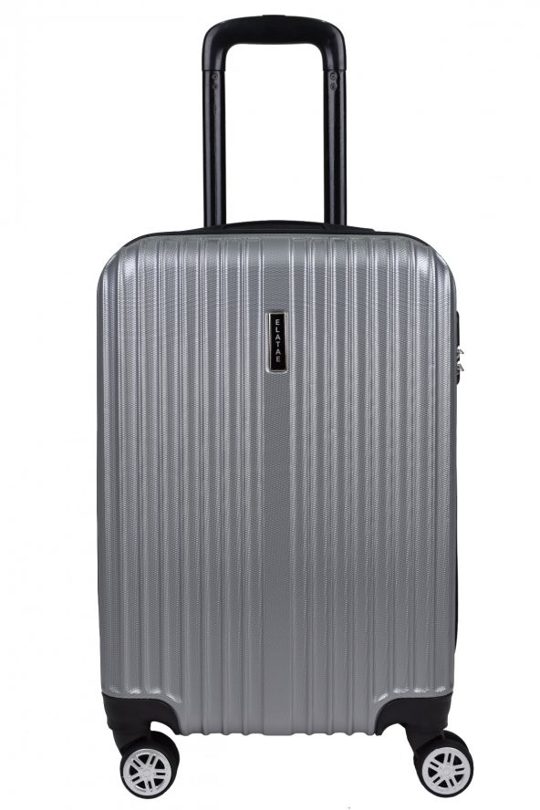 Elatae Kabin Boy Valiz Gri Abs 1020 - 2