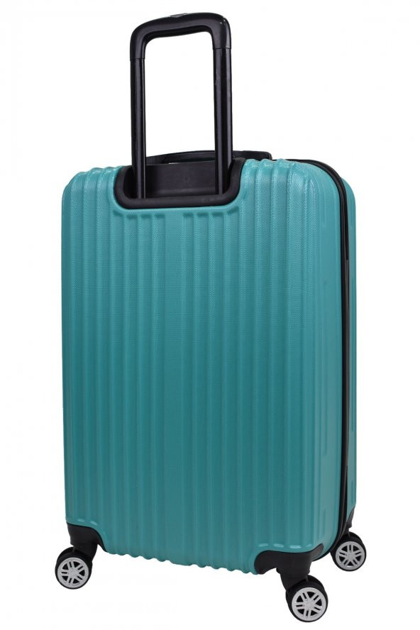 Elatae 2li Valiz Seti Büyük Boy - Kabin Boy Turkuaz 1020 - Resim 7