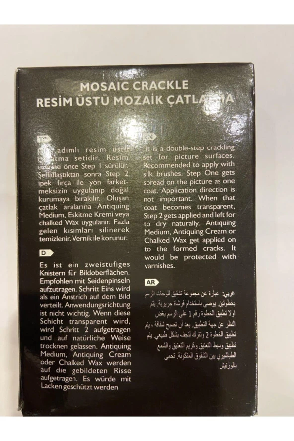 Resim Üstü Mozaik Çatlatma Seti Step1 Step2 - 2