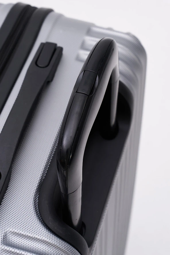 2'li Valiz Seti Elatae Valiz Büyük Boy ve Makyaj Gri 2'li Set - 4