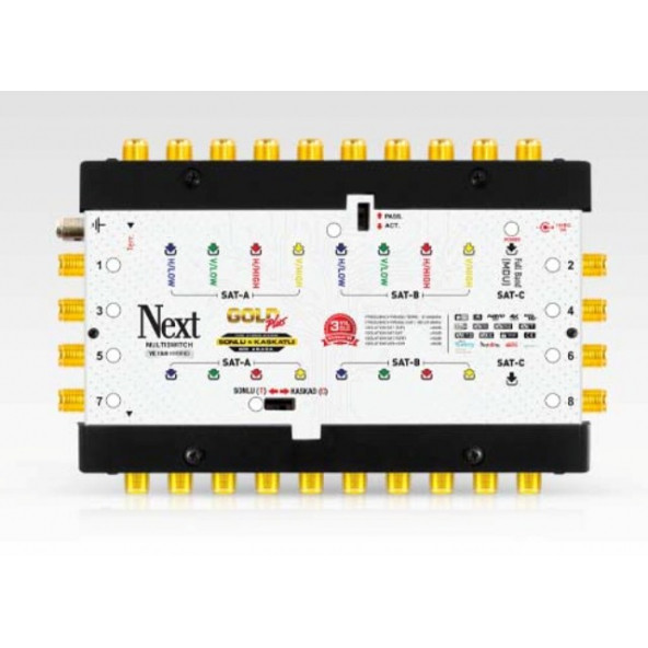 Next 10/8 Hybrid Sonlu Ve Kaskatlı Santral Multiswitch