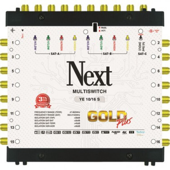 Next 10/16 Hybrid  Sonlu Ve Kaskatlı Santral Multiswich