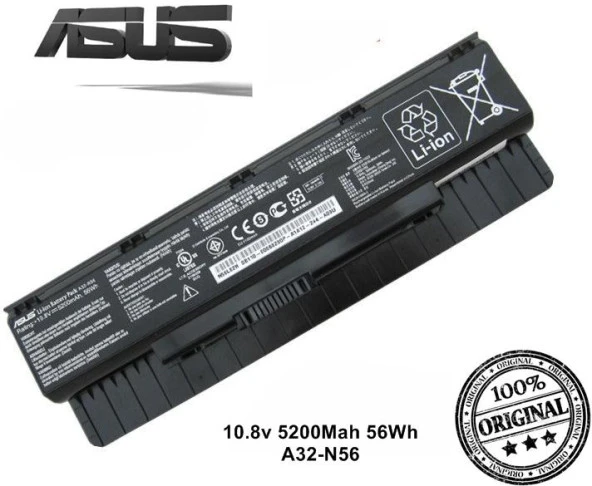ORJINAL ASUS A32-N46, A32-N76, N56L823, N56L82H  Batarya Asus Laptop Pili