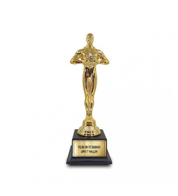 Kişiye Özel Küçük Boy Babalar Günü Oscar Ödülü - Resim 3