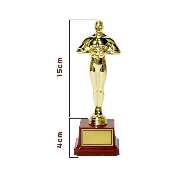 Kişiye Özel Küçük Boy Babalar Günü Oscar Ödülü - Resim 5