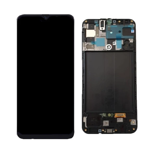 Samsung A505 A50 Ekran Lcd Çıtalı  100 Kvk  Servis Orjinal