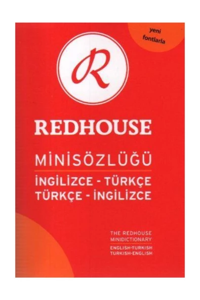 Redhouse Mini Sözlüğü İngilizce Türkçe Türkçe İngilizce RS 006