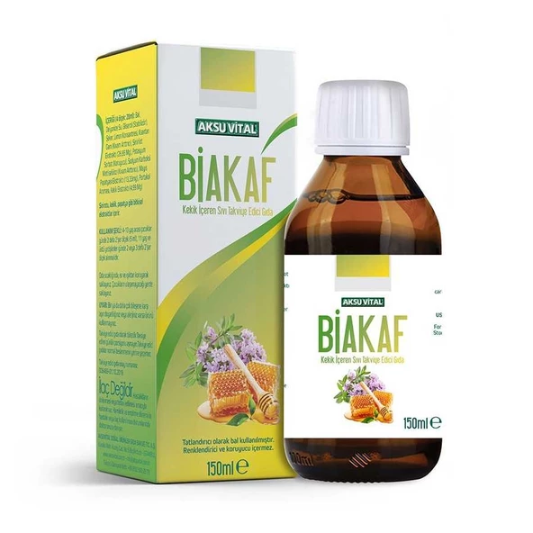 Aksu Vital Biakaf Şurup - 150 ml