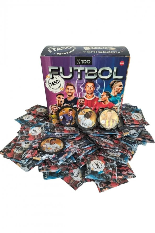 Efsane Futbol Taso 25 Adet Kutu Oyunları Yeni Seri Lig Tasoları Oyuncak
