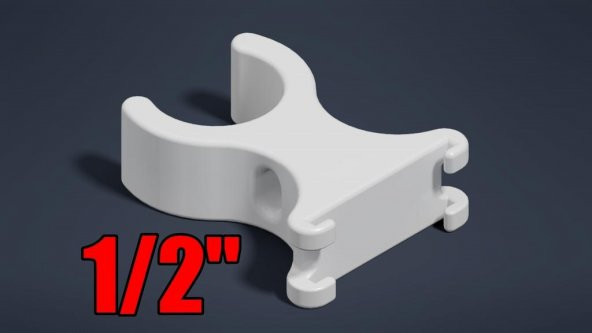 Zip Kravat Kanalı İle 1 / 2In Pvc Boru Piksel Şeridi Plastik Aparat - 2