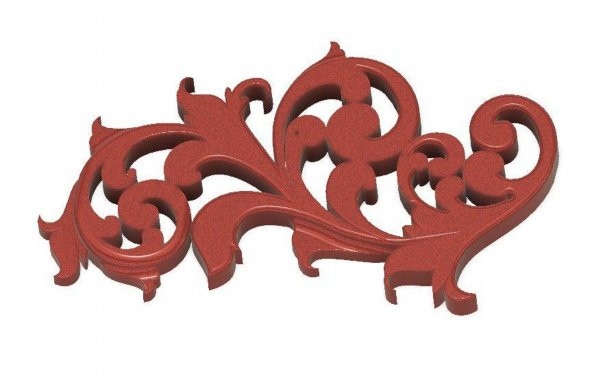 $ .99 Scroll 005 Dışartıcı Braketi * Pinshape.Com Da Satılık * Plastik Aparat