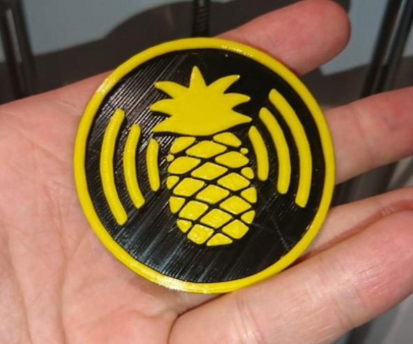 Hak5 Wifi Ananas Logosu Plastik Aparat