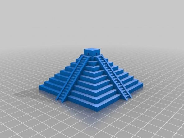 Chichen Itza Piramidi Plastik Aparat