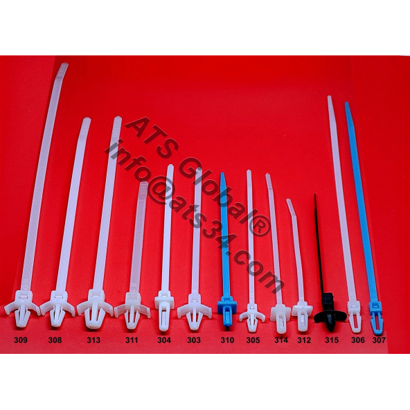 Dübelli Kablo Bağı 4,8X150 PKDB_313 Çap 8,5 mm 200 Adet - 2