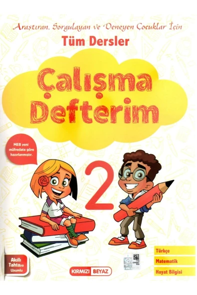 Kırmızı Beyaz 2. Sınıf Tüm Dersler Çalışma Defterim