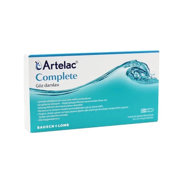 Bausch & Lomb Artelac Complete Göz Damlası 30x 0.5 ml