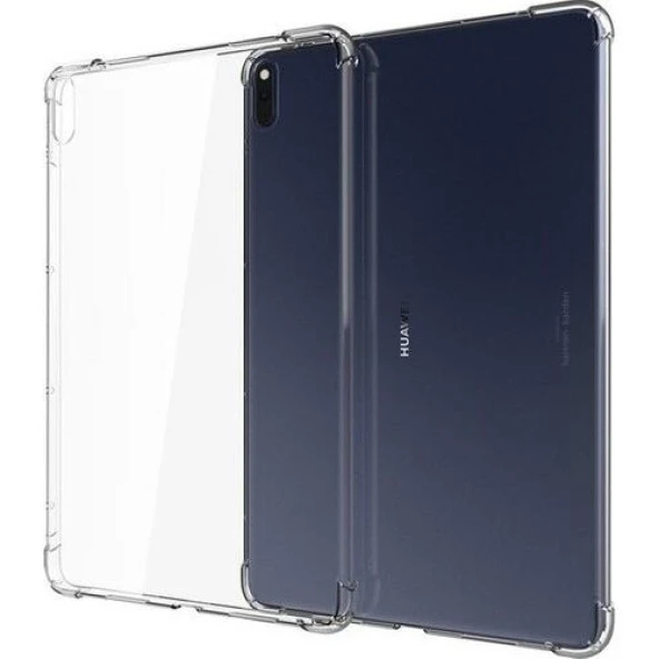 Huawei Mate Pad Pro 10.8'' Kılıf Kenar Korumalı Şeffaf Silikon