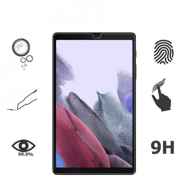 Samsung Galaxy Tab A7 Lite T220 Ekran Koruyucu Temperli Cam - 4