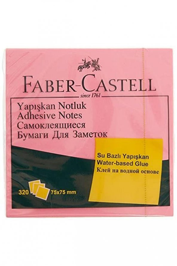 Marka: Faber-castell 5089565439 Yapışkan Notluk 75x75mm, Karışık Fosforlu Renkli Küp Kategori: Masa