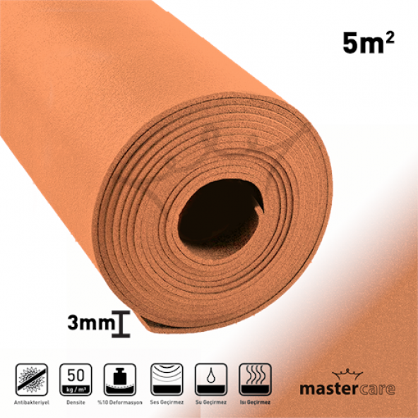Mastercare 30 Metrekare Polimer Su-Ses-Isı Yalıtımı Levhası 3 mm
