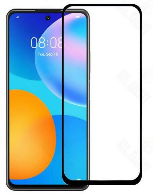 Huawei P Smart 2021 Kılıf Vega Yüzüklü Standlı Silikon + 5D Tam Ekran Cam - 3