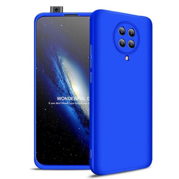 Xiaomi Poco F2 Pro Kılıf 3 Parça Ays Sert Kapak Kamera Korumalı + Nano Cam - 5