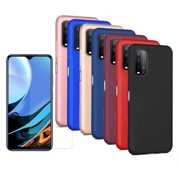Xiaomi Redmi 9T Kılıf Silikon Premier Soft + Nano Cam - 1