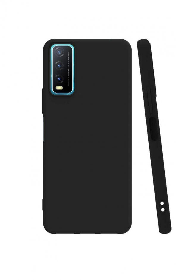 Vivo Y20 Kılıf Silikon Premier + Nano Cam - Resim 6