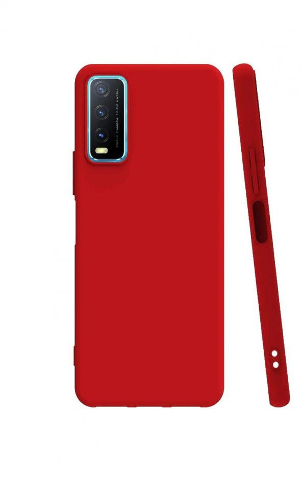 Vivo Y20 Kılıf Silikon Premier + Nano Cam - Resim 8