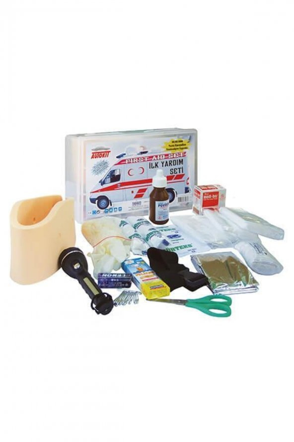 Ilk Yardım Çantası Şeffaf Kutulu Karayol