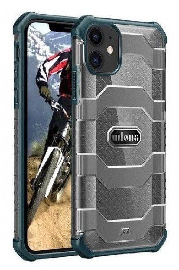 İphone 12 Kılıf Wlons Mit Darbe Korumalı+Nano Cam - 5