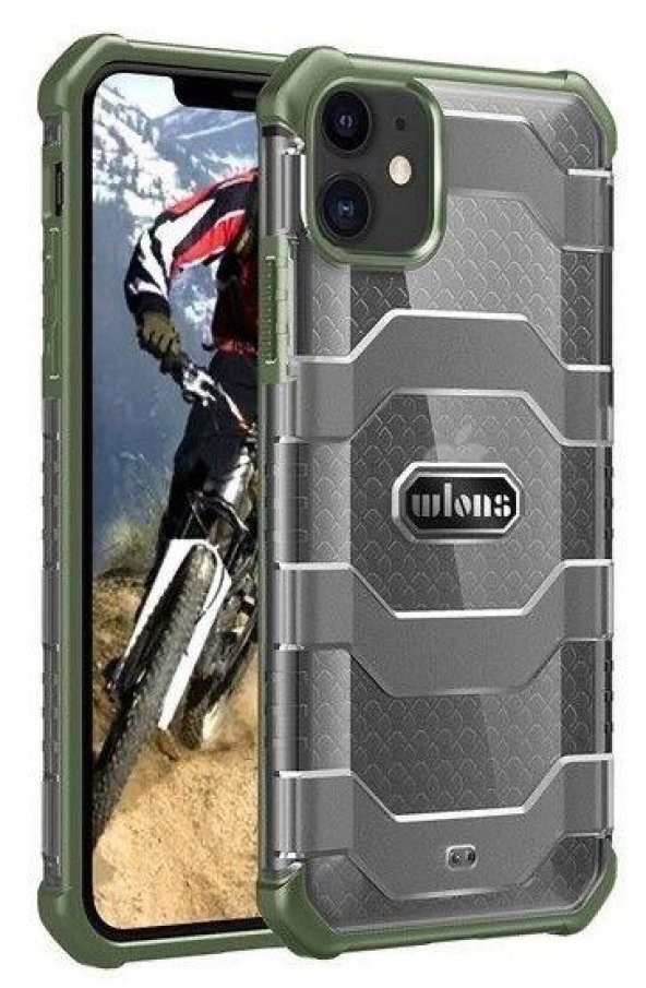 İphone 12 Kılıf Wlons Mit Darbe Korumalı+Nano Cam - 9