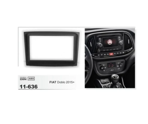 FİAT DOBLO 2015-2018 DOUBLE TEYP ÇERÇEVESİ - 2