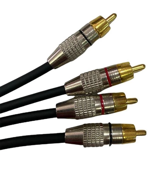 ARS 5 METRE PROFOSYONEL İPEK RCA KABLO - 4