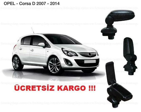 OPEL CORSA D 2007-2014 - OMSA SİYAH KOL DAYAMA - 8