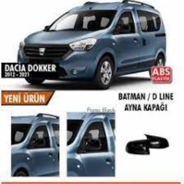 DACİA DOKKER 2012-2021 BATMAN YARASA AYNA KAPAĞI - Resim 2