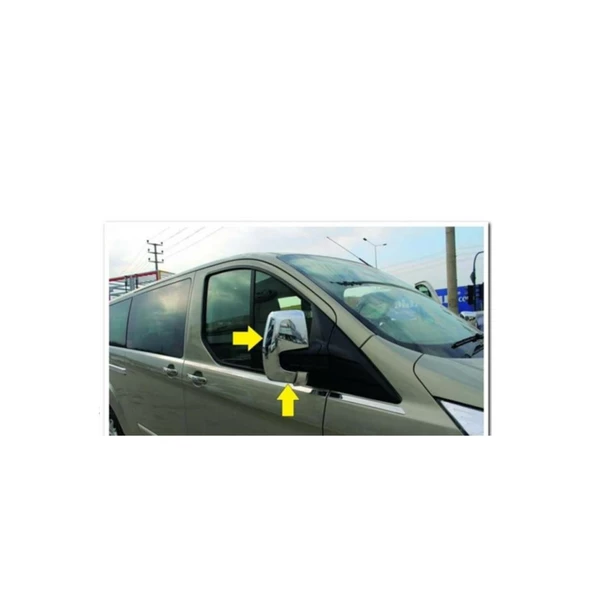 FORD CUSTOM 2012- ABS PLASTİK KROM AYNA KAPAĞI - Resim 3