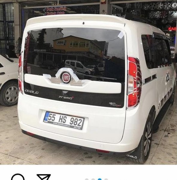 FİAT DOBLO 2010-2022 BEYAZ SPOİLER