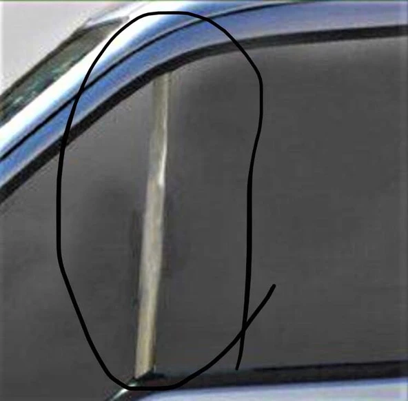 FORD TRANSİT 2002-2013 KROM CAM DİREK ÇITASI - 2